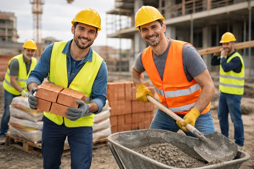 Bauhelfer für flexible Unterstützung in Stuttgart