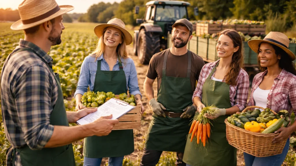 Erntehelfer für Einsätze in Berlin im Bereich Spargelernte