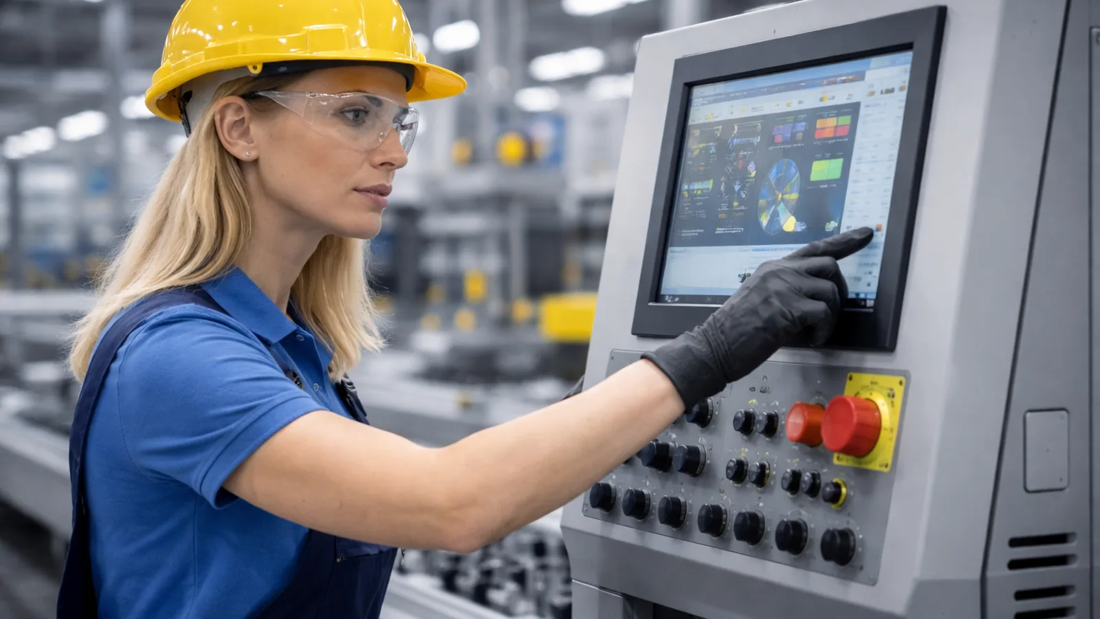 Produktionshelfer bei Maschinenbedienung und Fertigungsprozessen. Unterstützung für Produktion und Industrie bundesweit.